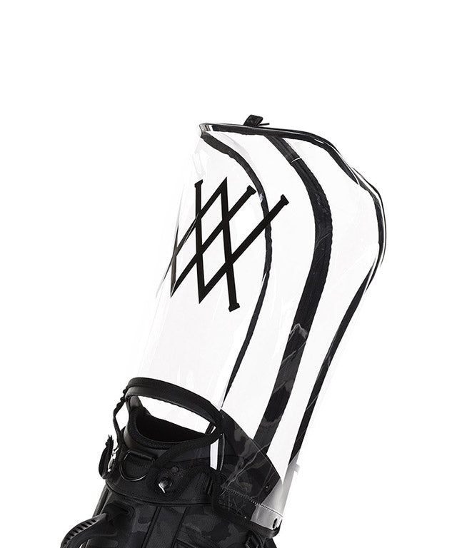 Dark Camo Stand Bag - Black