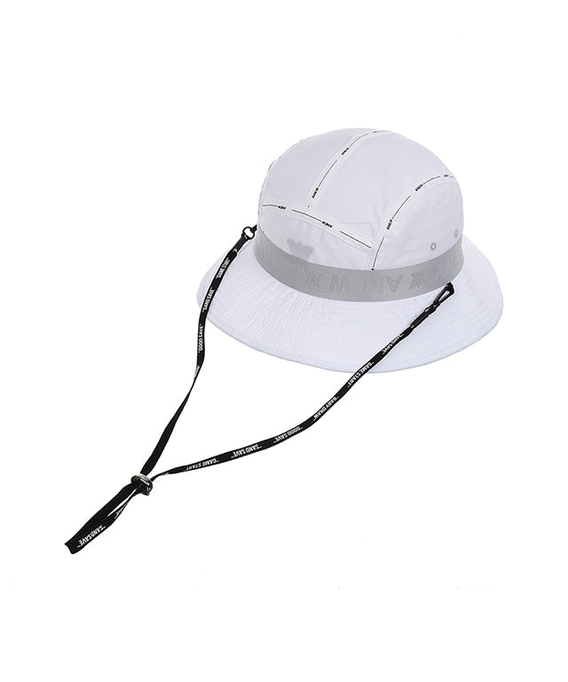 Men's Visor Logo Point Nylon Bucket Hat - 2 Colors
