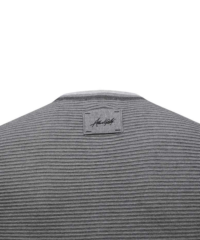 Men's Texture Pullover - M/Gray
