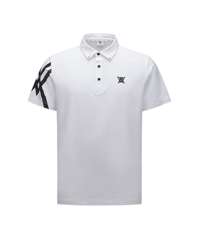 Men's Sleeve Signature Logo T-Shirt - White