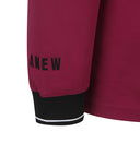 Men's Back Big Logo Long T-Shirt - Burgundy