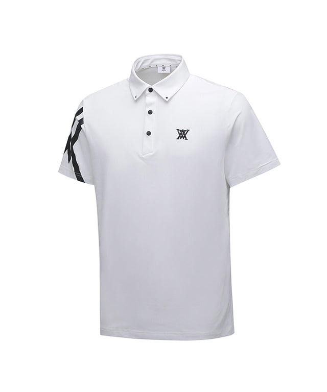 Men's Sleeve Signature Logo T-Shirt - White