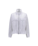 [Signature] Women's High Neck Point Jacket - White