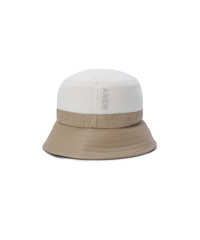 Mixed Wool Bucket Hat - Ivory