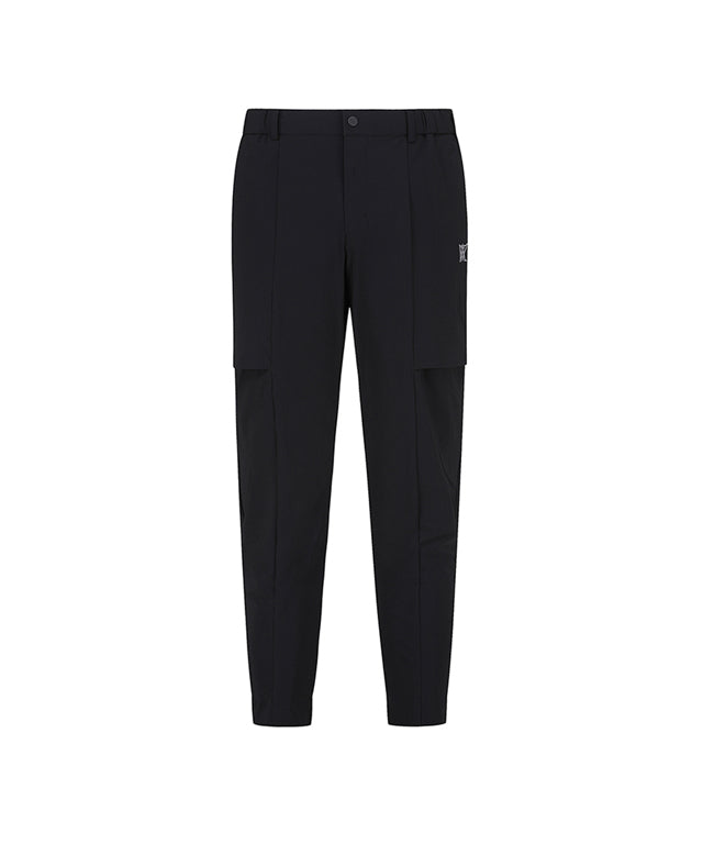 Men's Tricot Ventilation Long Pants - Black