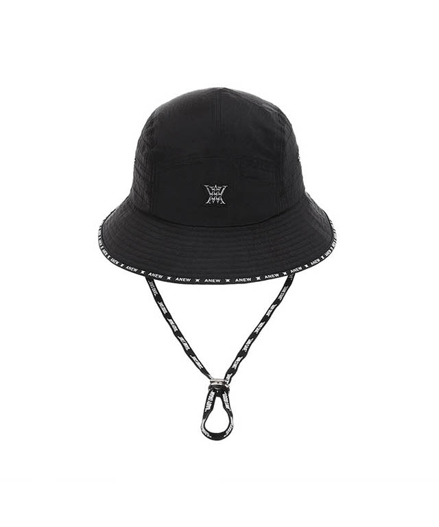 Men's Visor Logo Point Nylon Bucket Hat - 2 Colors