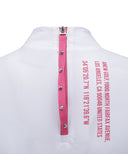 Women's Front Logo Point Sleeveless - White