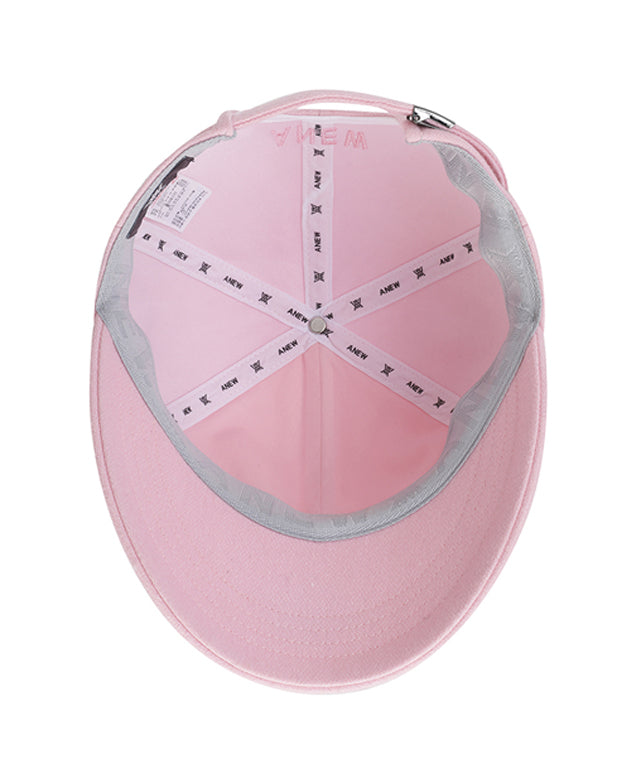Short Wide Ball Cap - Pink