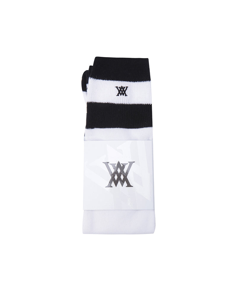 ANEW Golf Women's Three-Tone Knee Socks - White