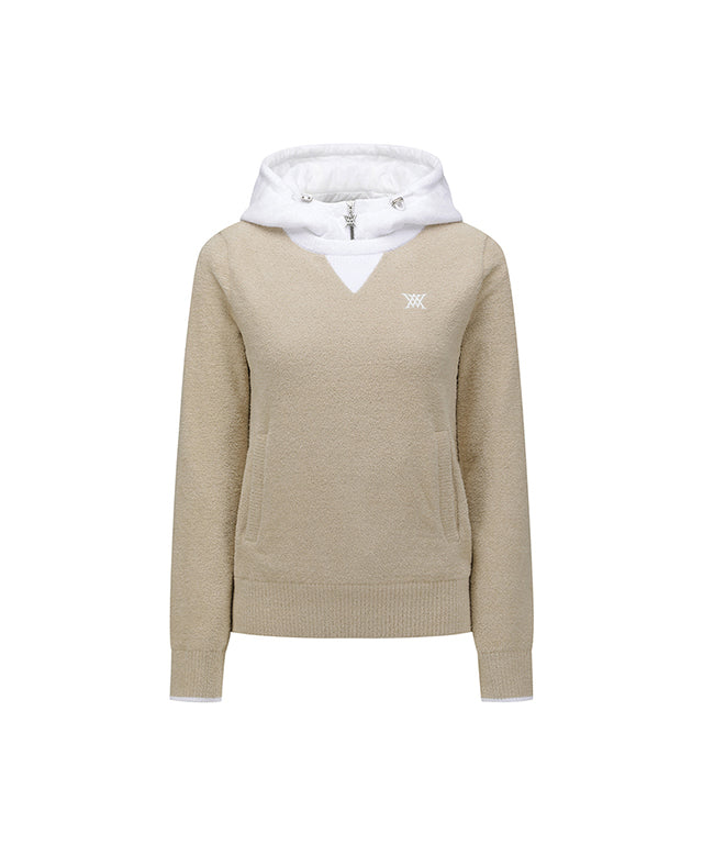 Women's Hoodie Sweater - Beige