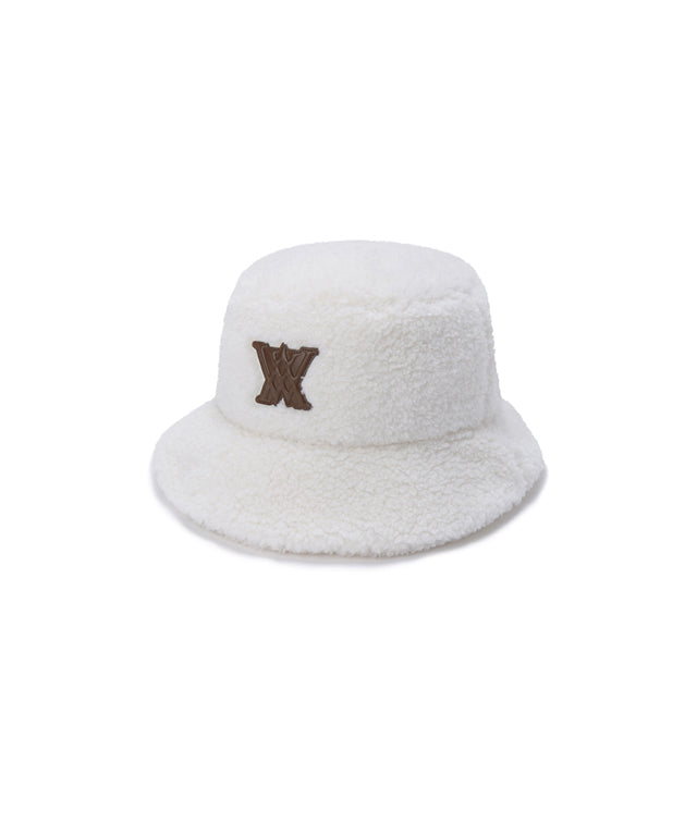 Women's Curly Bucket Hat - Ivory