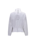 [Signature] Women's High Neck Point Jacket - White