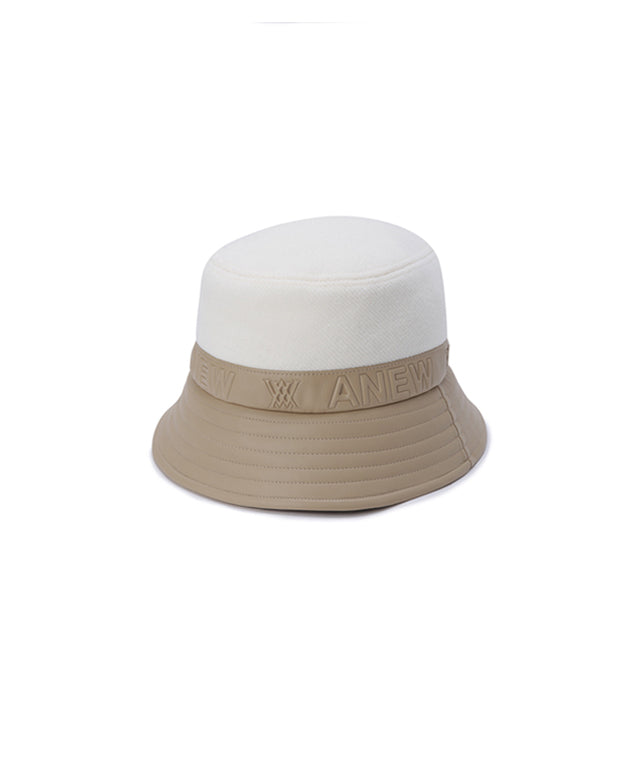 Mixed Wool Bucket Hat - Ivory