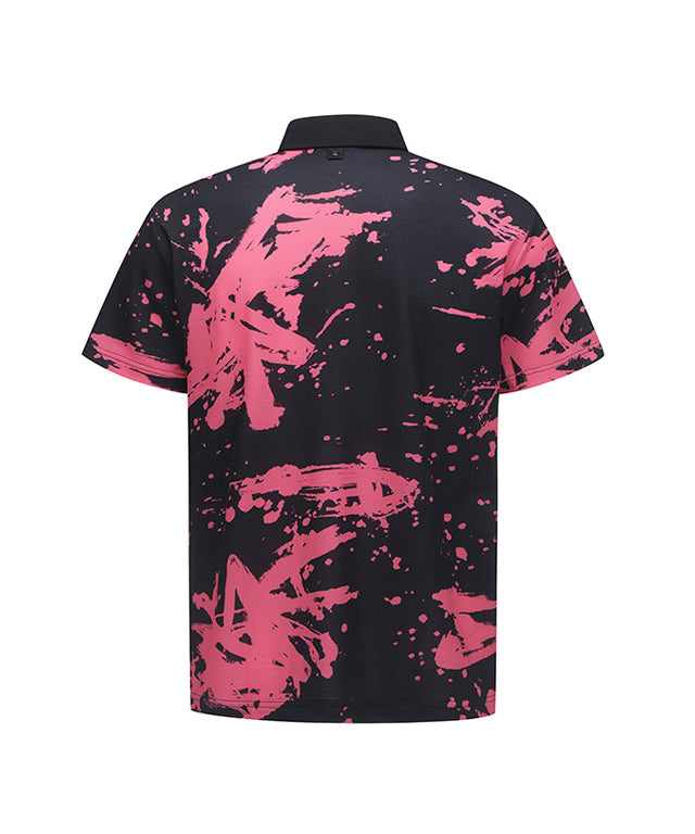 Men's Paint DTP Short T-Shirt - Pink