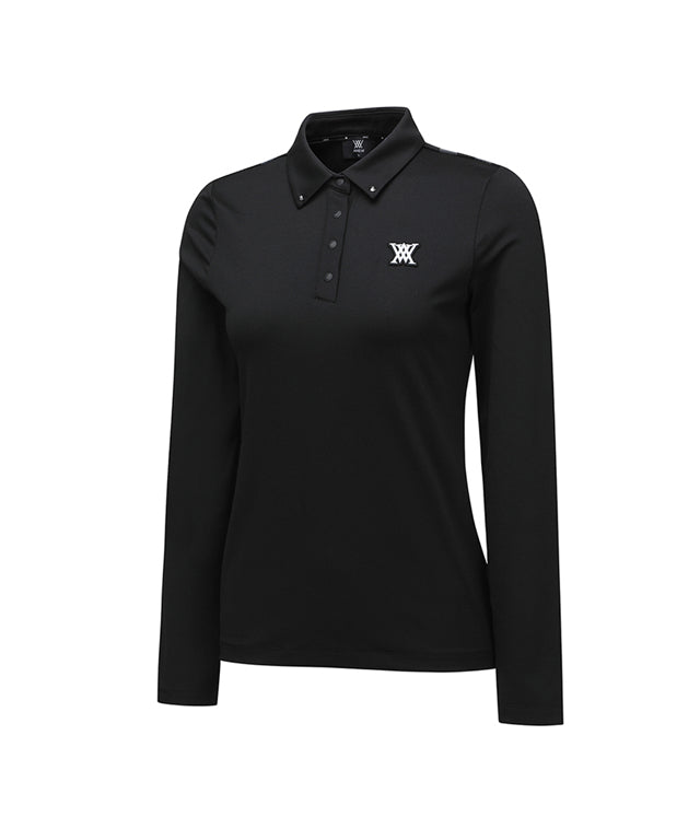 Women's Signature Logo Long T-Shirt - Black