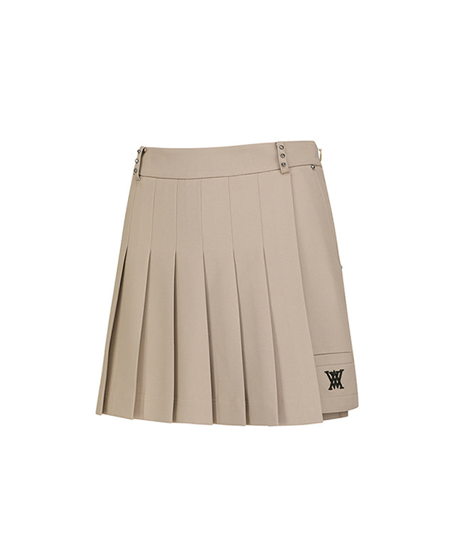 Women's Pleats Half H/PT - Beige
