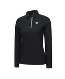 Women's Corduroy Long T-Shirt - Black