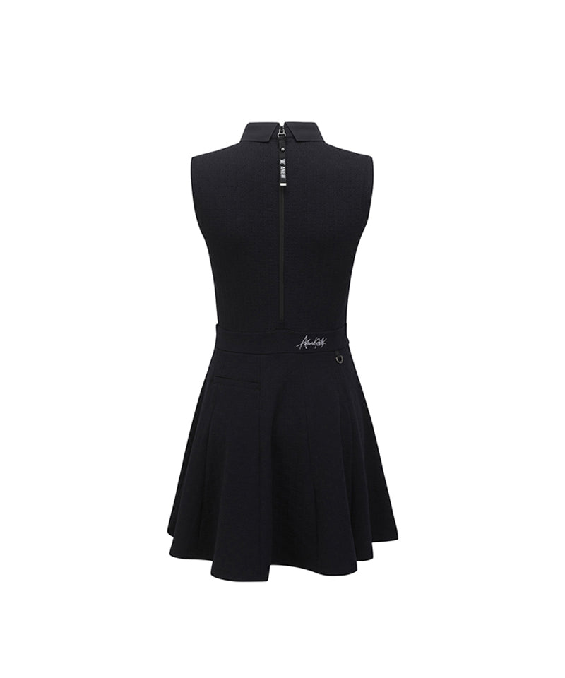 ANEW Golf Women's Emboss Jacquard One-Piece - Black