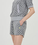 ANEW Golf Women's Terry Check Board Half Pants - Gray