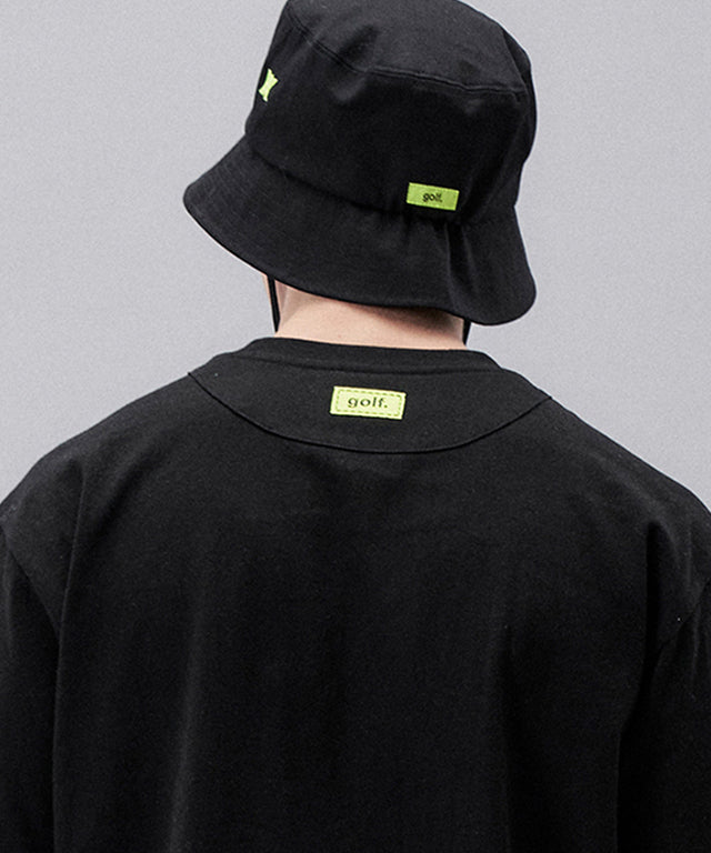Musinsa Round Anew Logo Point Short T-shirt - Black