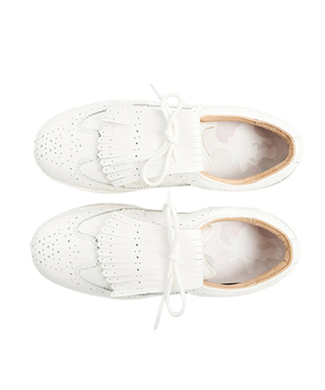 [Special Deal] Women's Tassel Sunflower Shoes 02 - White