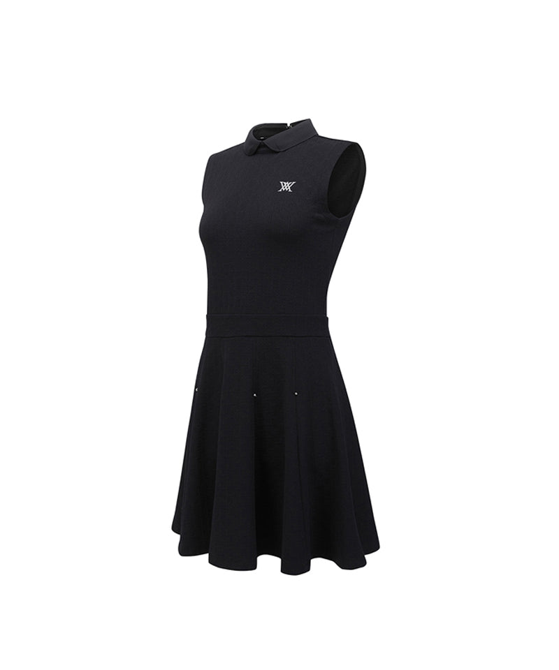 ANEW Golf Women's Emboss Jacquard One-Piece - Black