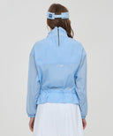 [Signature] Women's High Neck Point Jacket - Sky Blue