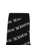 Diagonal Logo Repeat Long Neck Socks - Men's