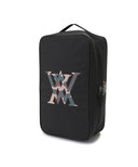 Camo Logo Shoe Case - Black