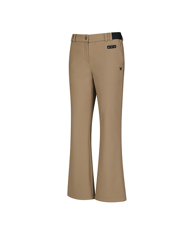 Women's Fleece Boots Cut L/PT - Beige