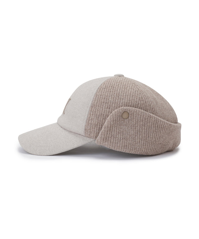 Men's Wool Knit Ball Cap - Beige