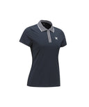 ANEW Golf Women's Knit Collar Short T-Shirt - D/Gray