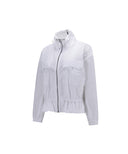 [Signature] Women's High Neck Point Jacket - White