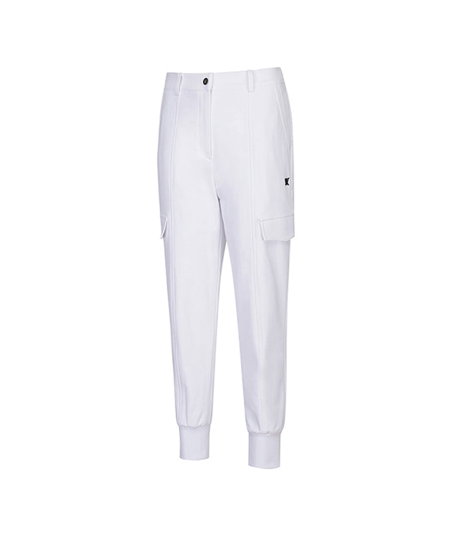 Women's Fall Incision Point Jogger L/PT - White