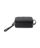 Detachable Monogram Pouch - Black
