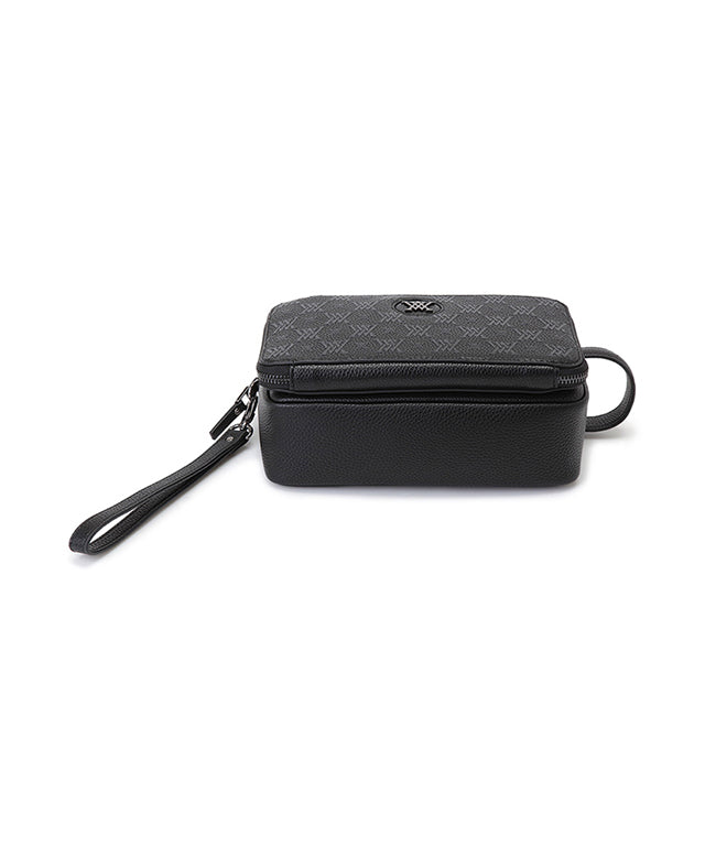 Detachable Monogram Pouch - Black