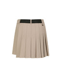 [Signature] ANEW Golf Women's Pleated Golf Skirt Half H/PT - Beige