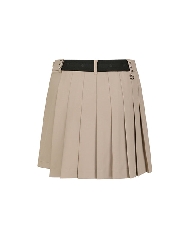 Women's Pleats Half H/PT - Beige