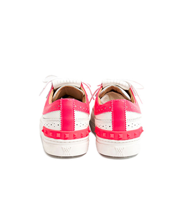 Women's Tassel Sunflower Shoes 01- White/Pink