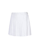 Women's Logo Band Point Pleats SQ - White