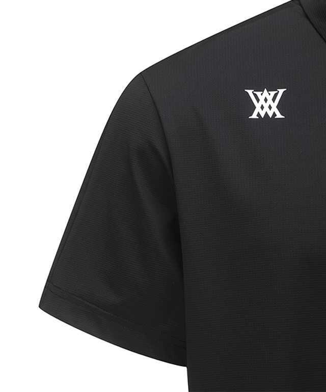 Men's Front Chest Pocket Short T-Shirt - Black