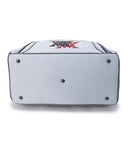 Double Logo Boston Bag - White