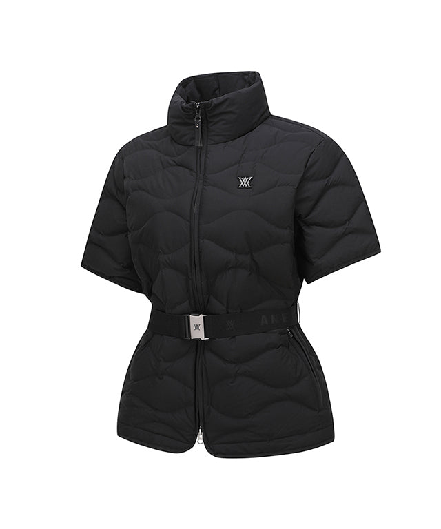 Women's Short Sleeve Tube Down JK - Black