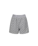ANEW Golf Women's Terry Check Board Half Pants - Gray