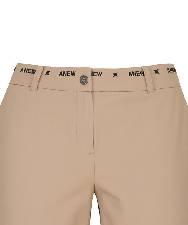 Women's Essential Logo Banding L/PT - Light Beige