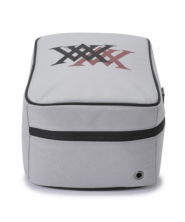 Double Logo Shoe Case - Gray