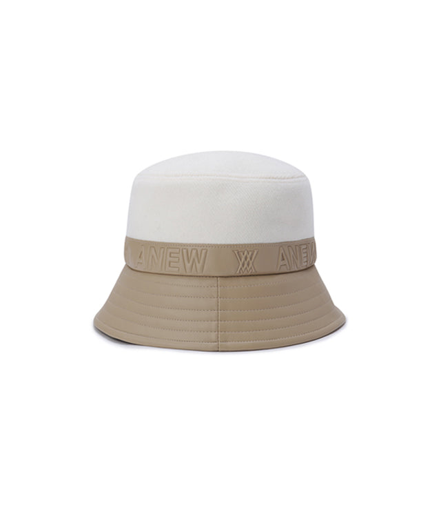 Mixed Wool Bucket Hat - Ivory