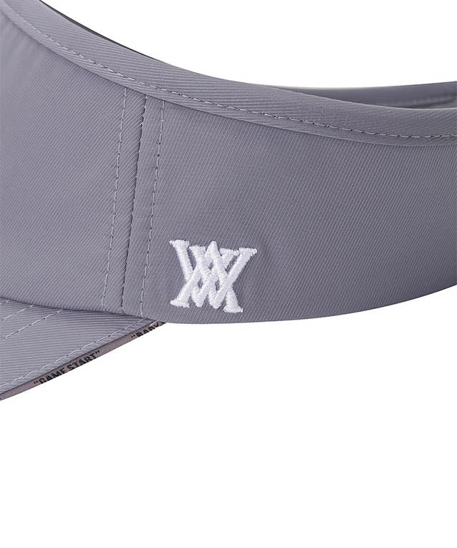 New Logo Basic Sun Visor (Men) - Gray