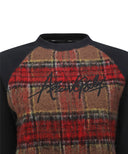 Women's Check Point Sweatshirt - Black