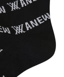 Diagonal Logo Repeat Long Neck Socks - Men's